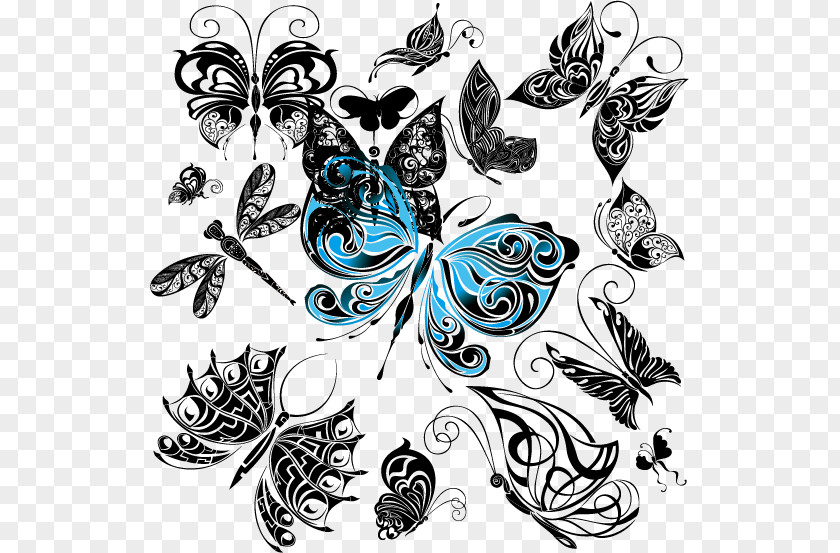 Butterfly Hesperioidea Totem Clip Art PNG