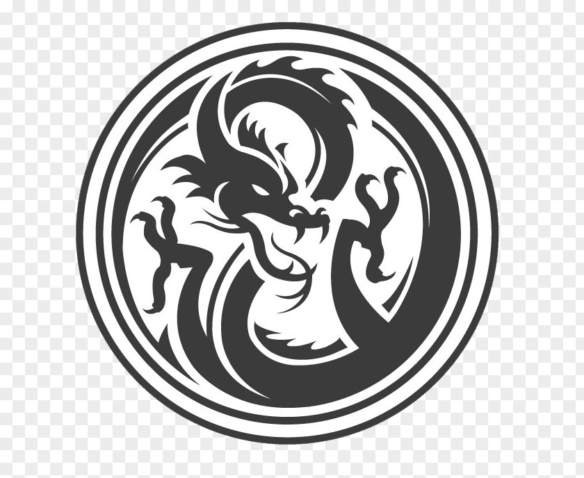 Dragon Logo Vector Graphics Image Design PNG