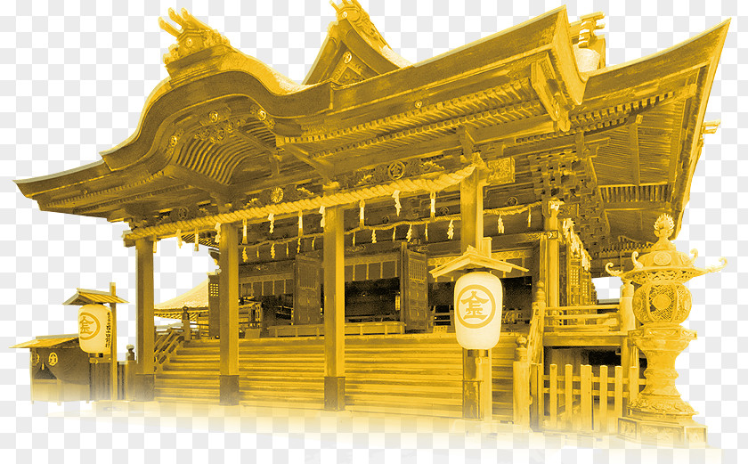 Gold Header Kotohira-gū Shinto Shrine Sanuki PNG