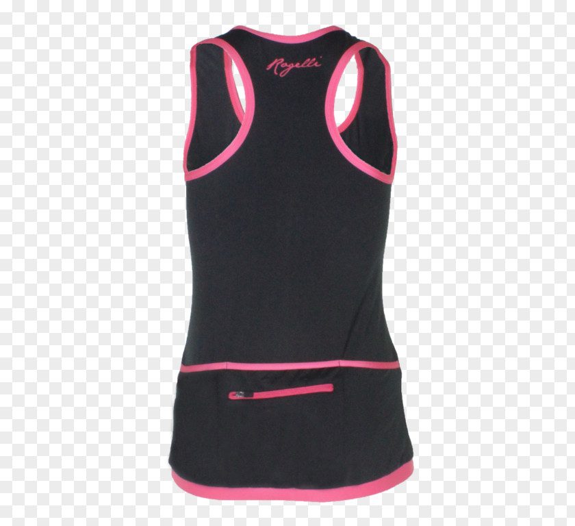 Sleeveless Shirt Gilets Active Undergarment Sports PNG shirt Sports, pink bike clipart PNG