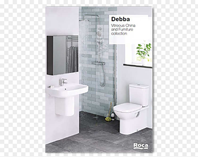Brochure Cover Roca Toilet & Bidet Seats Bathroom Cabinet Sink PNG