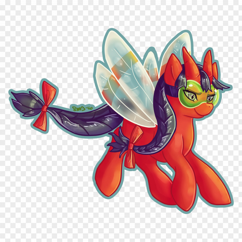 Horse Insect Fairy Figurine Cartoon PNG
