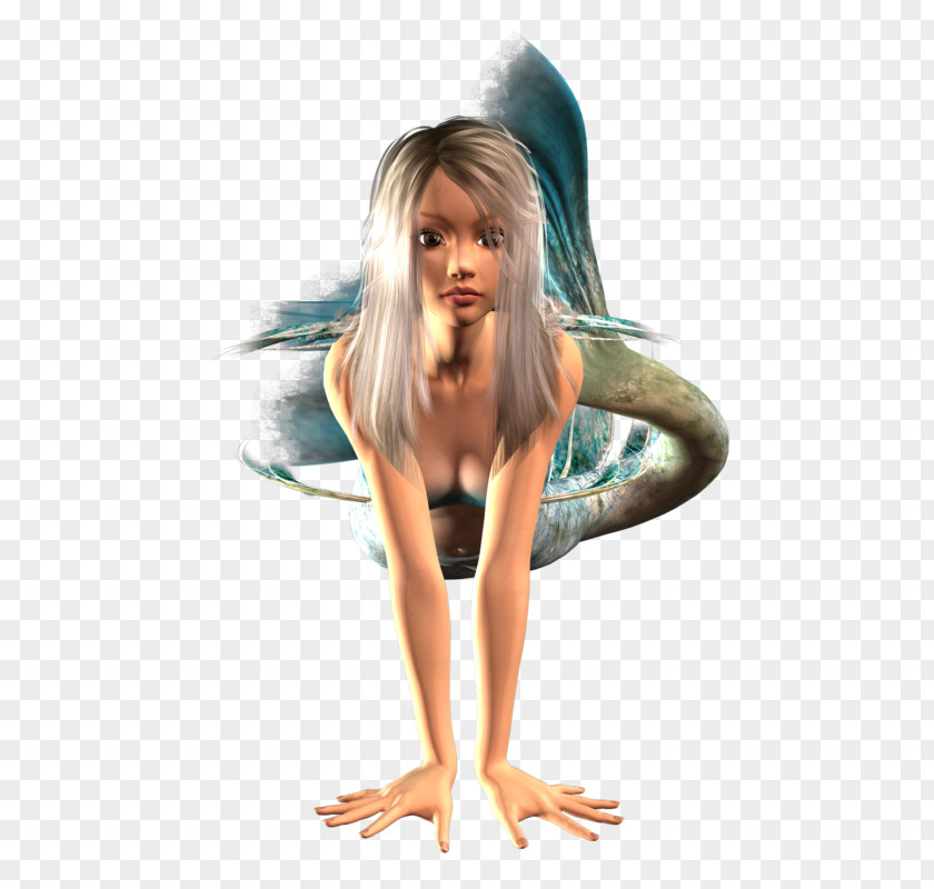 Mermaid Rusalka The Little 3D Computer Graphics T-shirt PNG