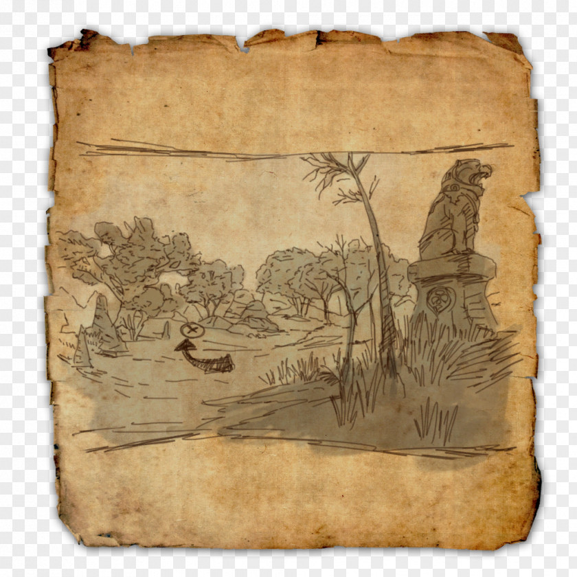 Pirate Map The Elder Scrolls Online Treasure World PNG