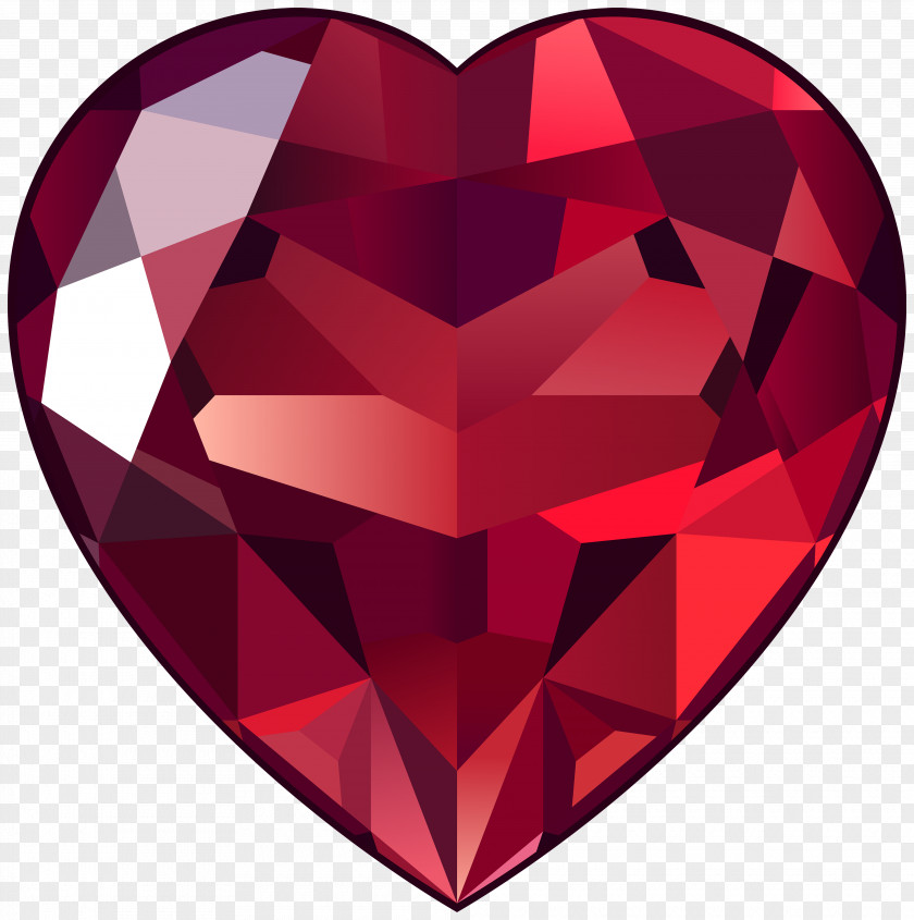 Ruby Diamond Gemstone Clip Art PNG