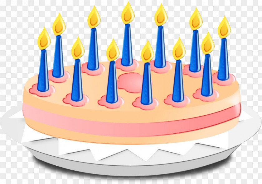 Torte Dessert Birthday Candle PNG