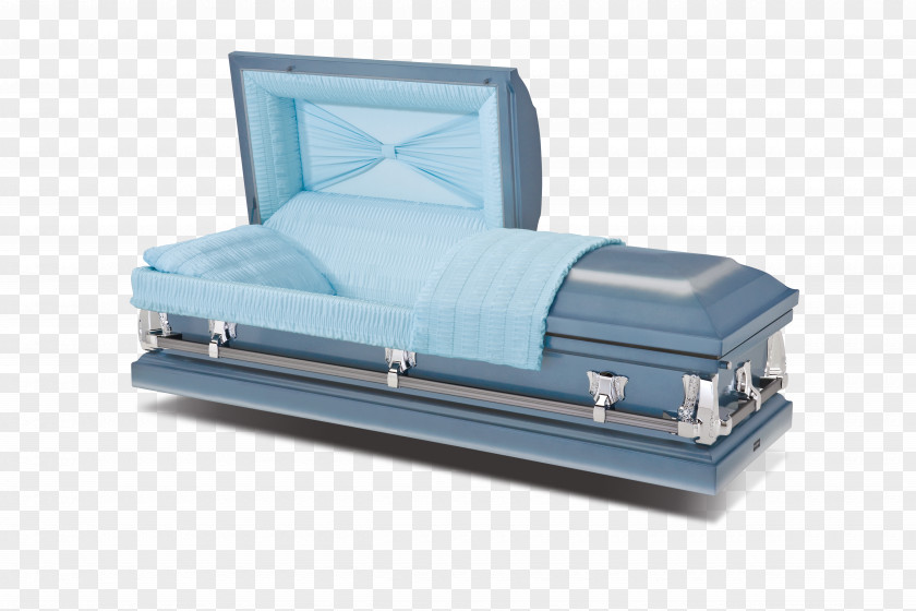 Aries Funeral Home Coffin Blue Cremation PNG