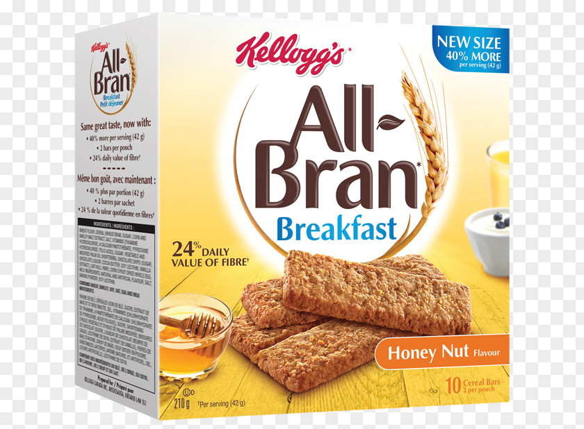 Breakfast Cereal Honey Nut Cheerios Kellogg's All-Bran Buds PNG