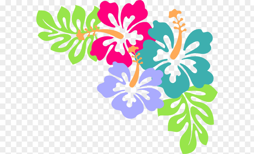 Flower Tropical Hawaiian Clip Art PNG