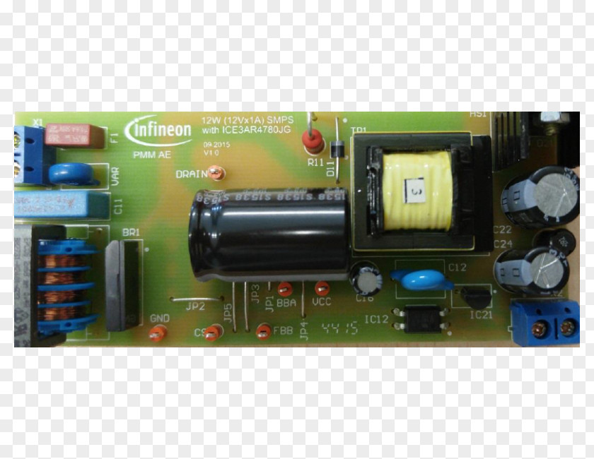 Hanging Demo Board Electronics Accessory Switched-mode Power Supply Джерело живлення Printed Circuit PNG