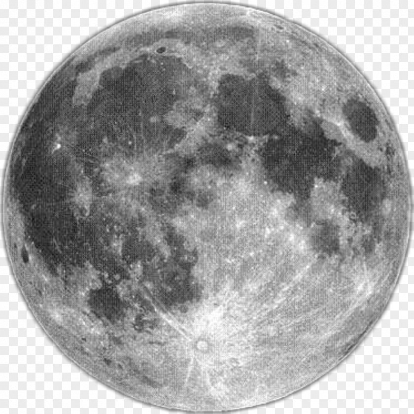Moon Supermoon Lunar Phase Full New PNG