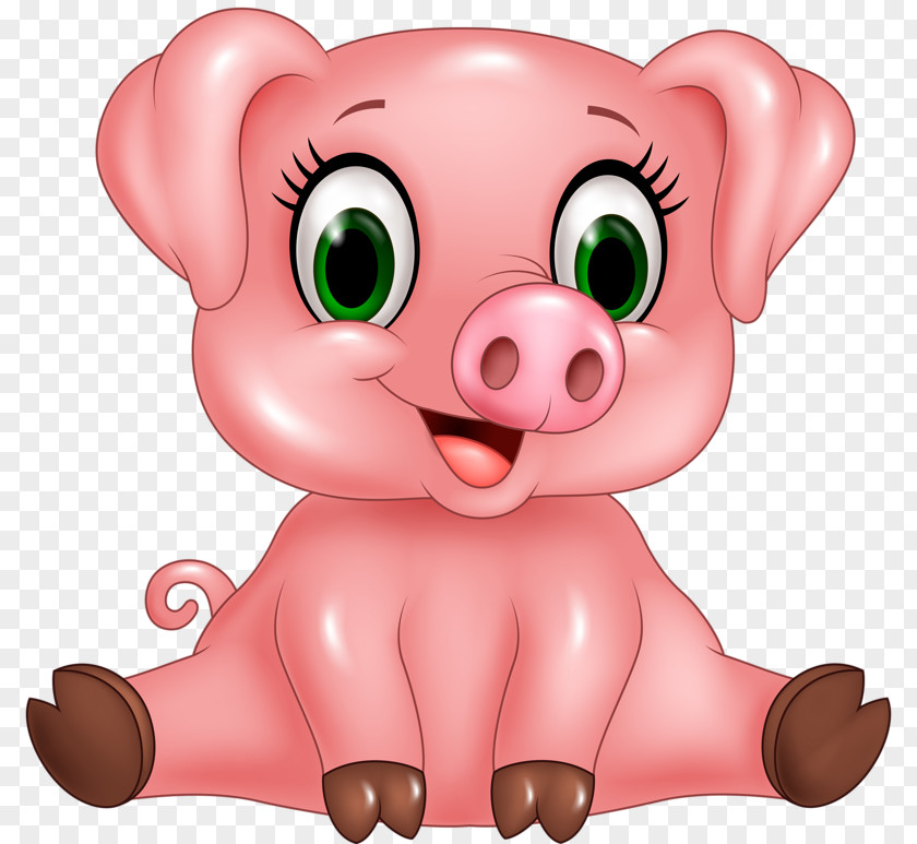 Pig Cartoon Clip Art PNG