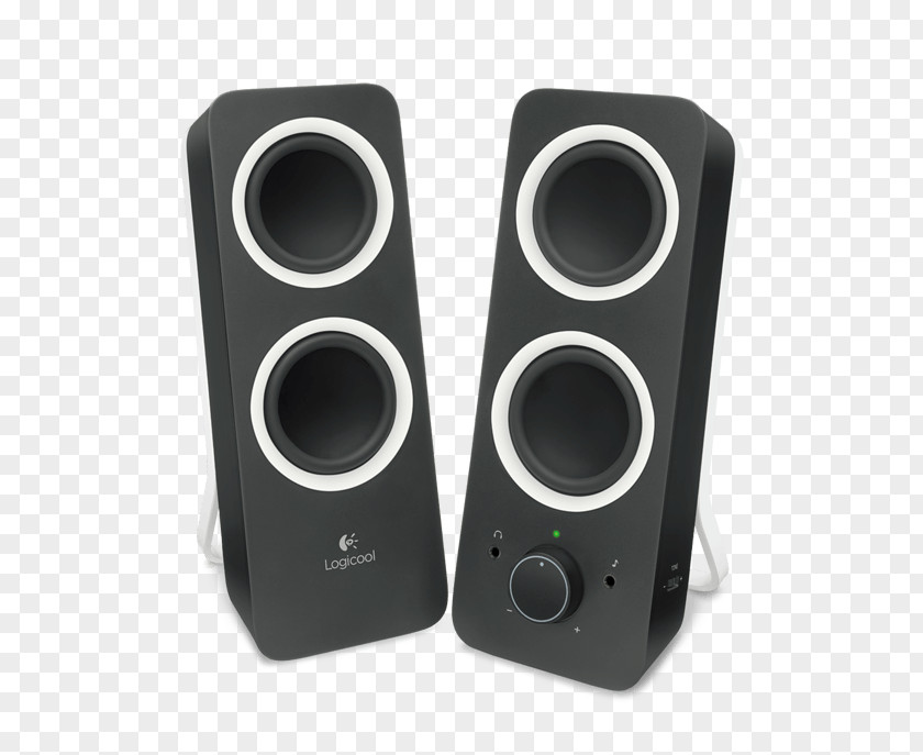Stereo Speakers Logitech Z200 Computer Loudspeaker Stereophonic Sound PNG