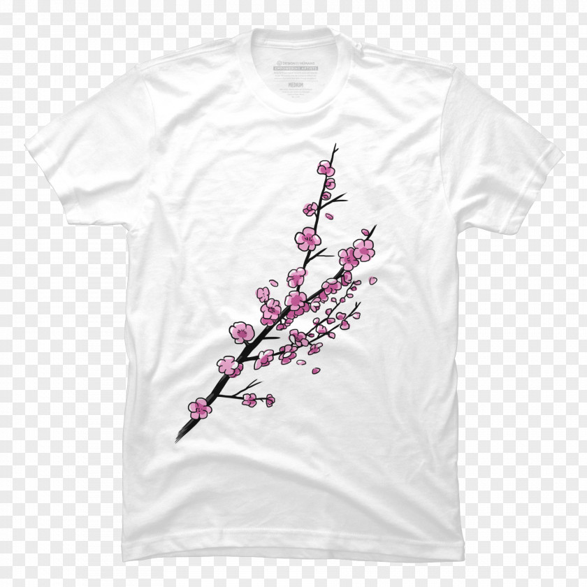 Maneki Neko T-shirt Clothing Cherry Blossom PNG