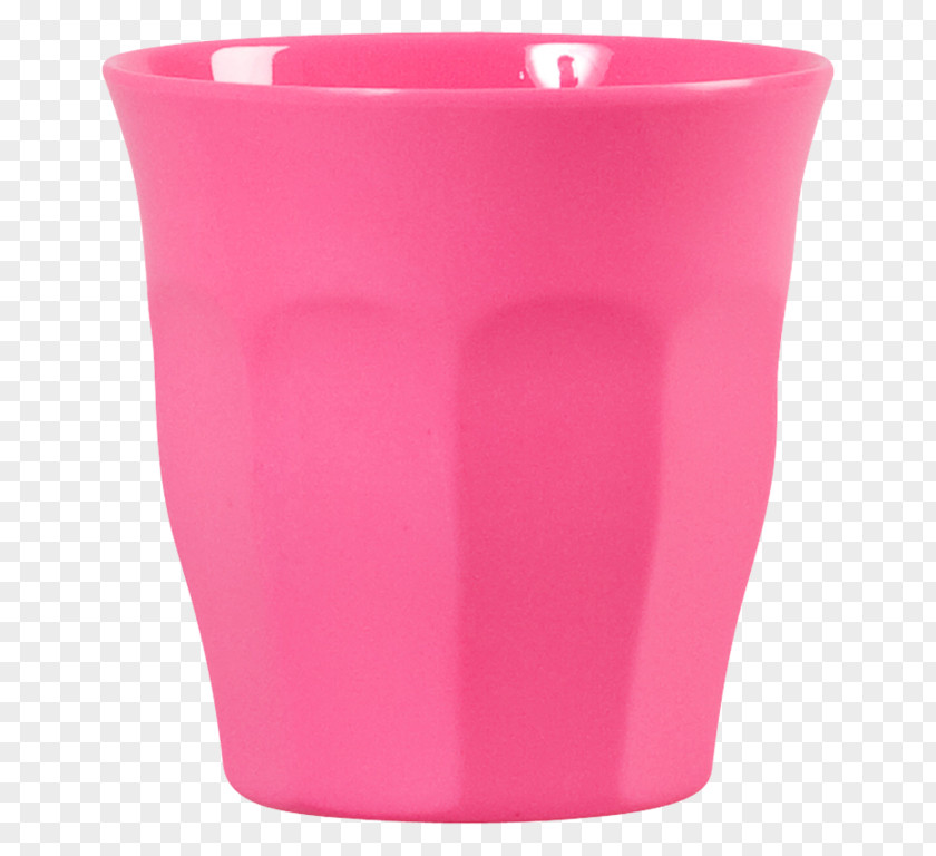 Mug Plastic Flowerpot Pink M PNG