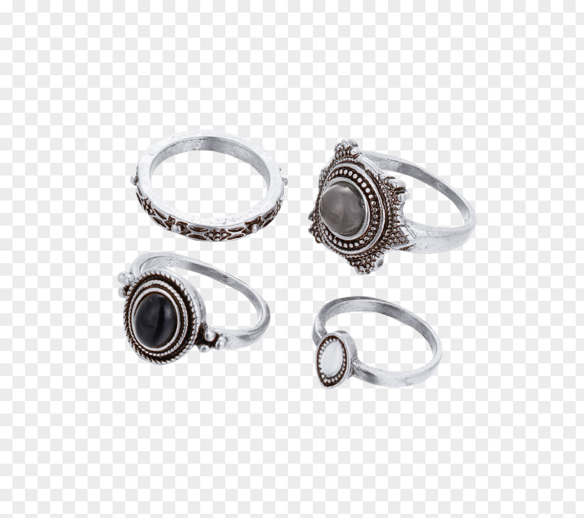 Ring Earring Gemstone Silver Engraving PNG