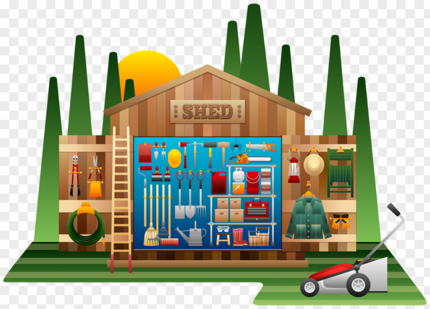 Shed Garden Tool Clip Art PNG