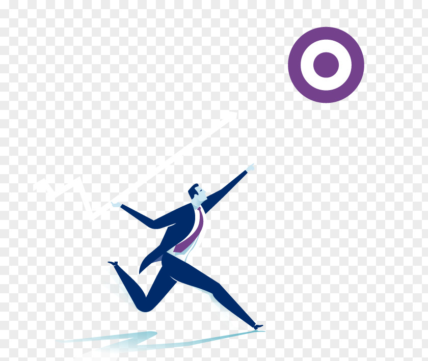 The Person Who Chases Target Illustration PNG