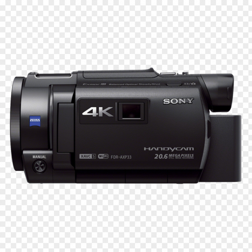 Video Camera Cameras Handycam SteadyShot 4K Resolution PNG