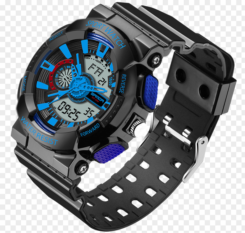 Watch Digital Clock Shock-resistant Quartz PNG