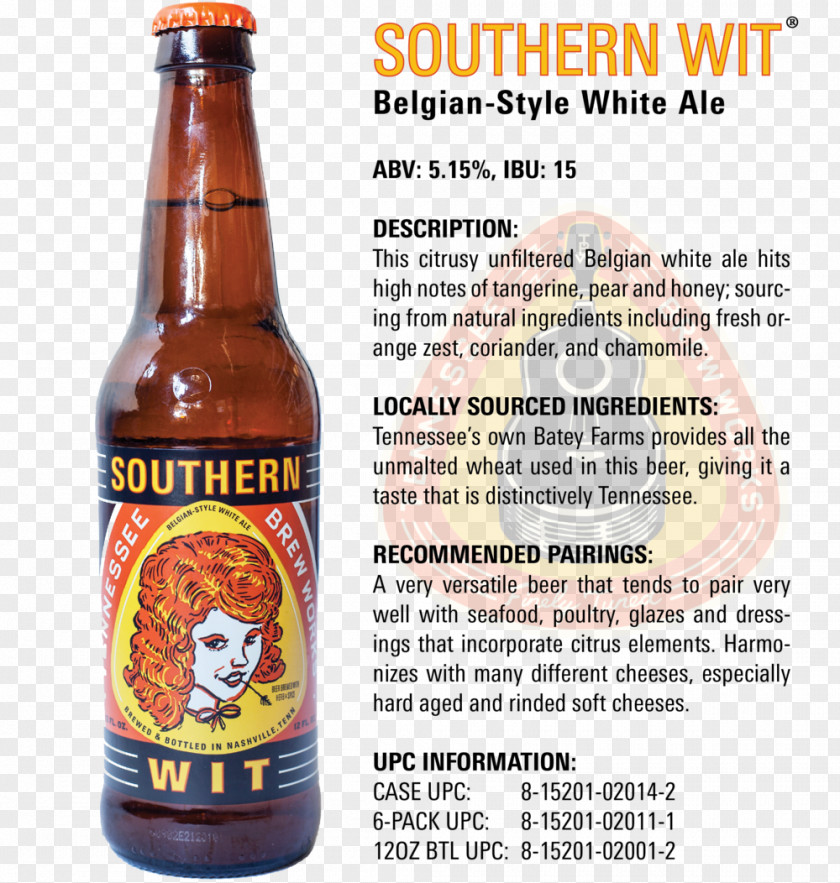 Beer Ale Bottle Wheat Witbier PNG