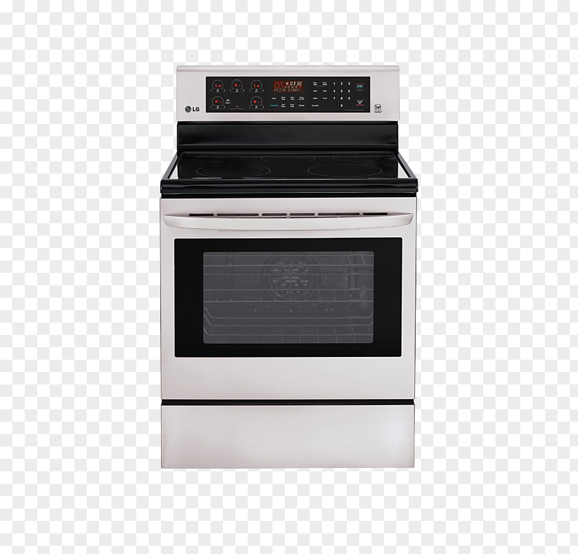 Lg Stove Electric Cooking Ranges Oven LG LRE3083 Electronics PNG