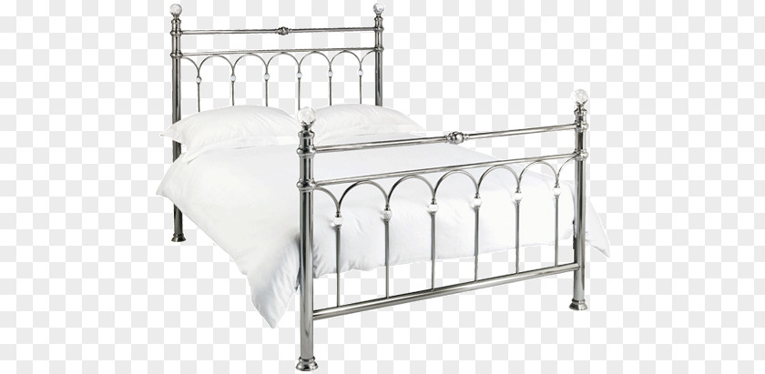 Metal Flyer Bed Frame Bedroom Size PNG