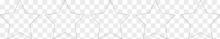 Star Rating White Line Art Pattern PNG