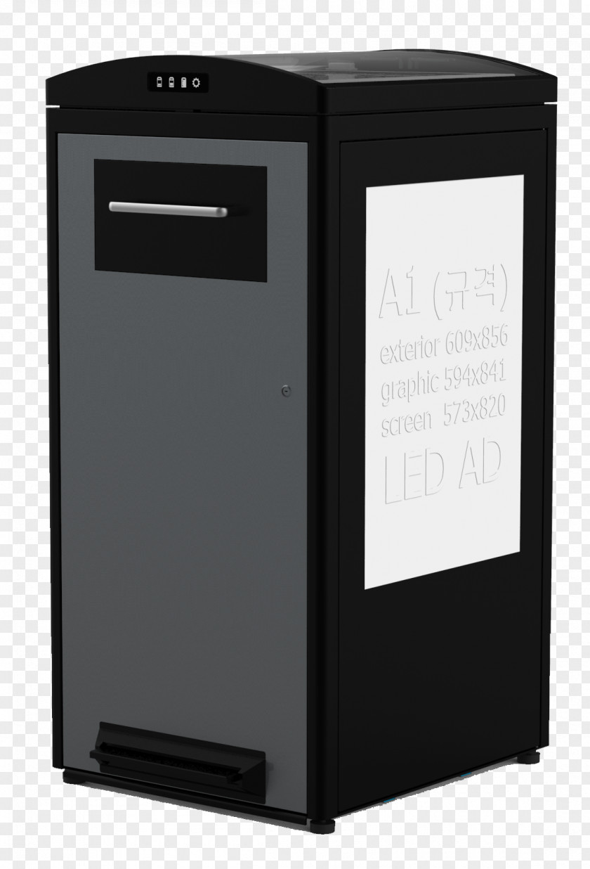 Waste Compaction Rubbish Bins & Paper Baskets Solar-powered Compacting Bin Ecube Labs Solar Panels PNG