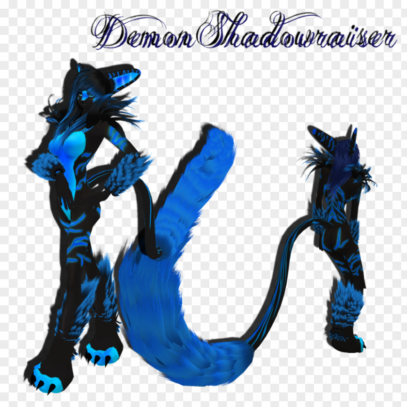 Blue Wolf Neon Furry Fandom Art Tiger PNG