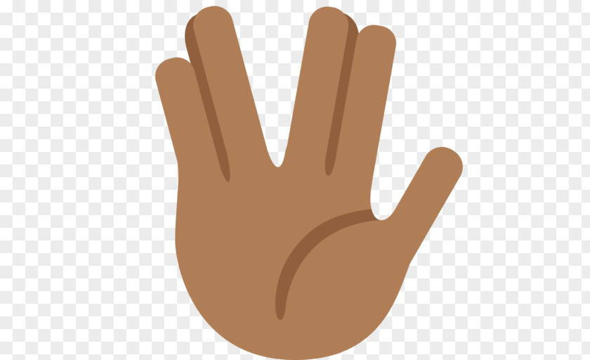 Emoji Spock Vulcan Salute Star Trek PNG