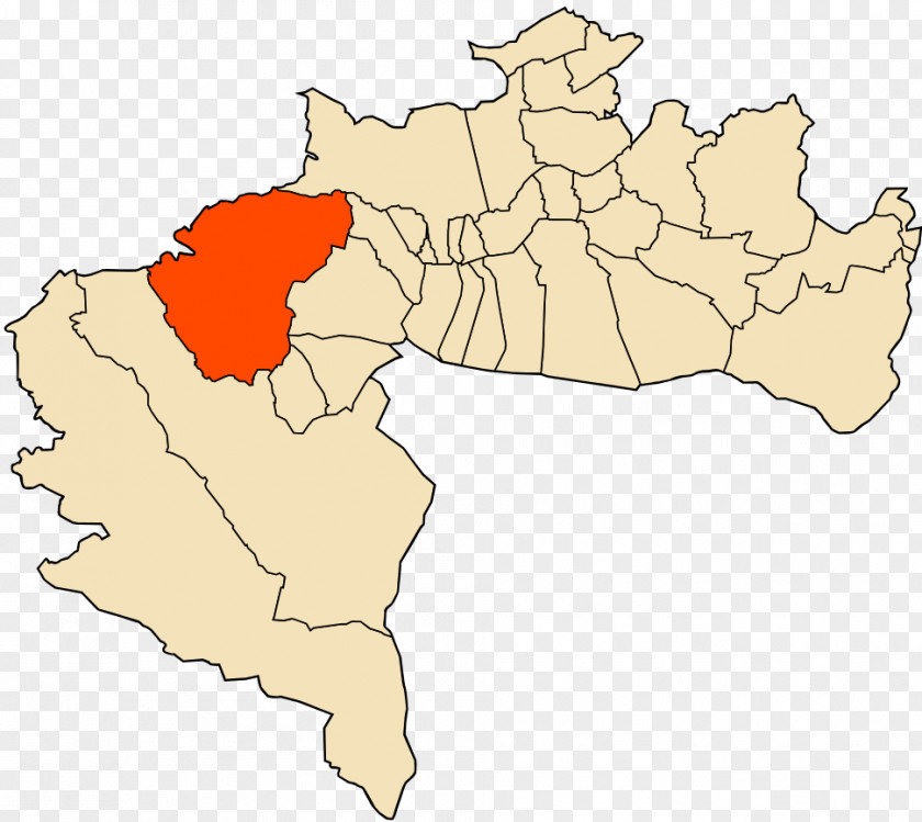 Map Biskra Ouled Djellal District Ech Chaïba El Kantara PNG