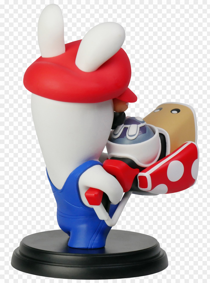 Mario + Rabbids Kingdom Battle Luigi Nintendo Switch Figurine PNG