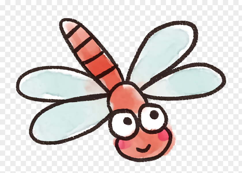 Pink Cartoon Insect PNG