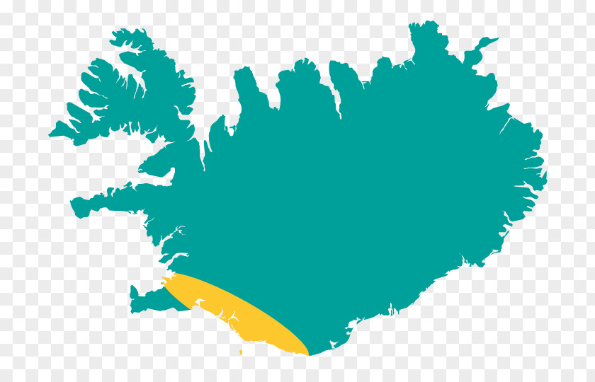 Iceland Map World Vector PNG