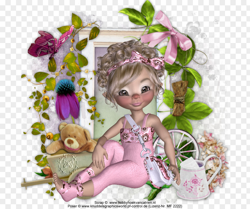 Lilac Character PSP Flower PNG
