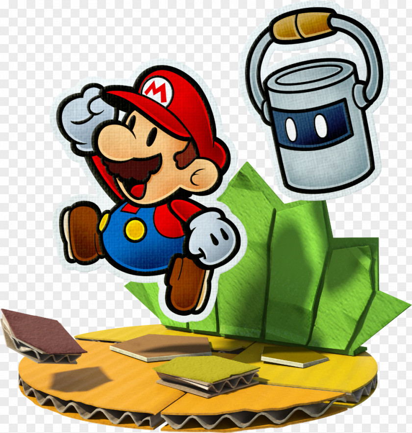 Mario Paper Mario: Color Splash Wii U Sticker Star & Sonic At The Olympic Games PNG