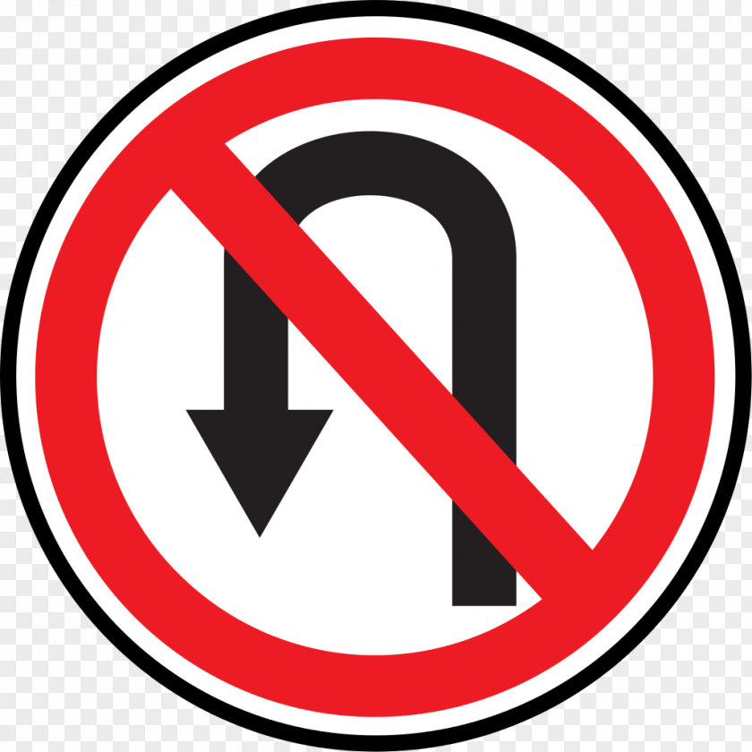 Road Sign Traffic U-turn Regulatory PNG