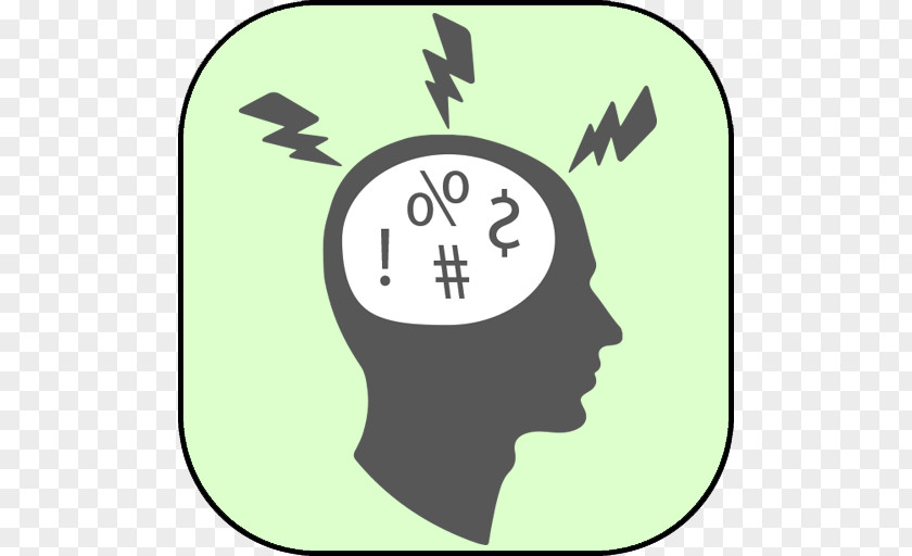 Stressed Out Human Behavior Green Line Clip Art PNG