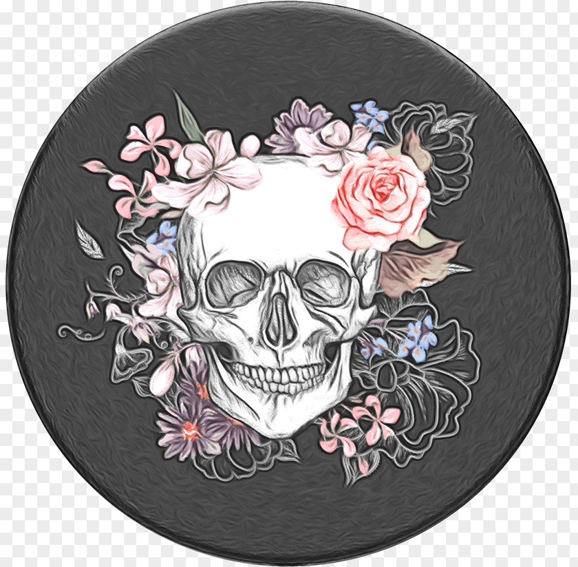 Tableware Plant Bone Skull Head Plate PNG