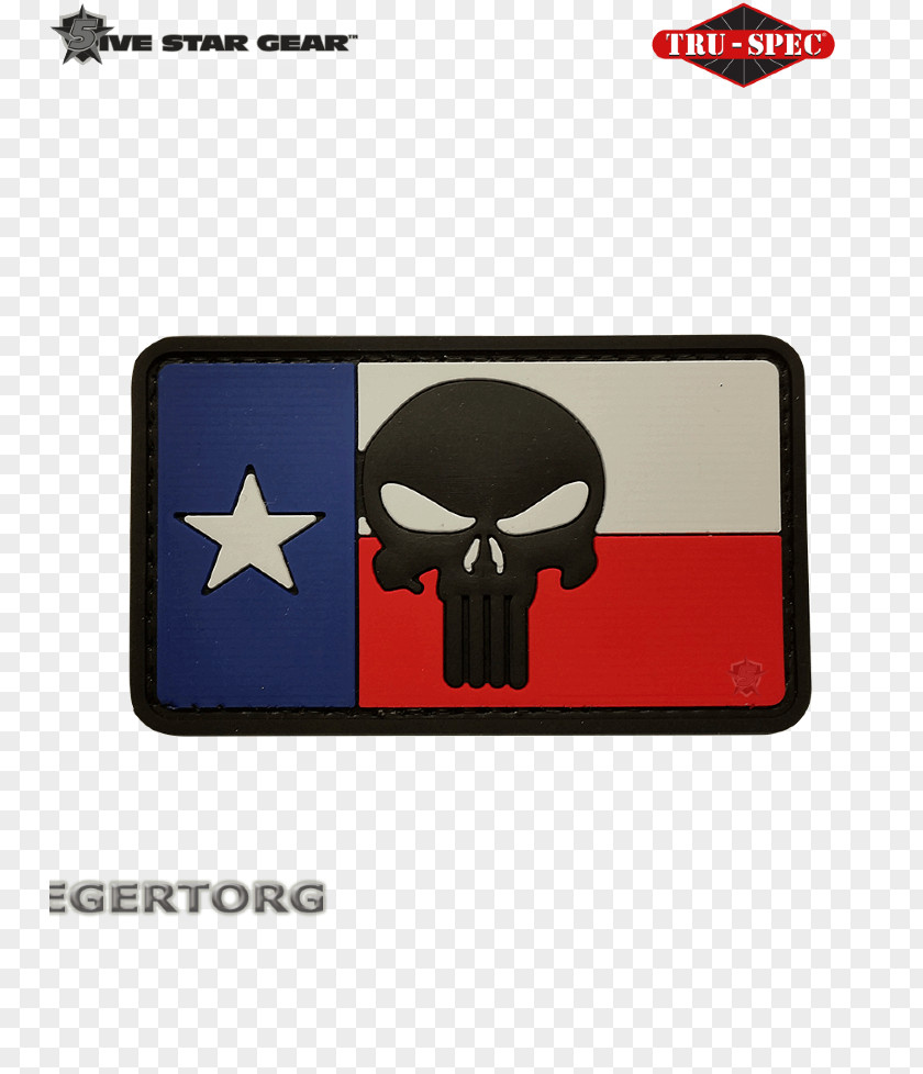 Military Flag Of Texas Punisher TRU-SPEC PNG