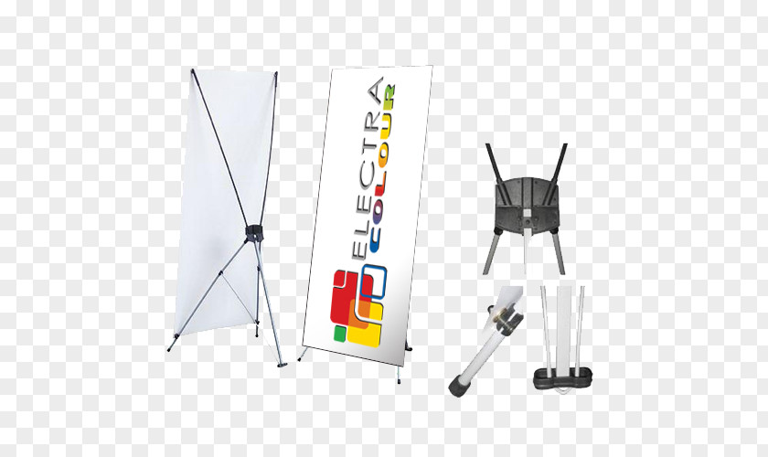 Banner Display Stand Retail Advertising Promotion PNG