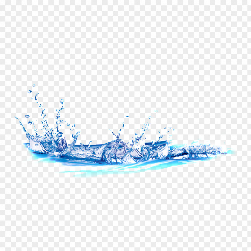 Blue Water Droplets Drop PNG