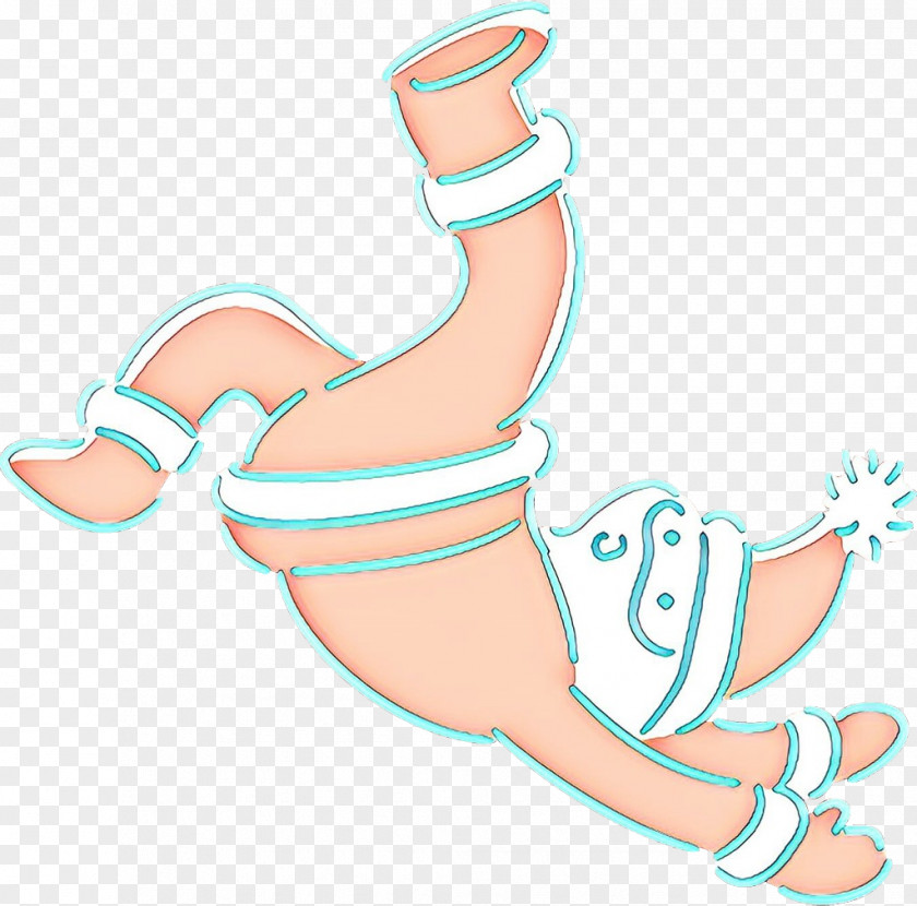 Cartoon Leg Finger Thumb PNG