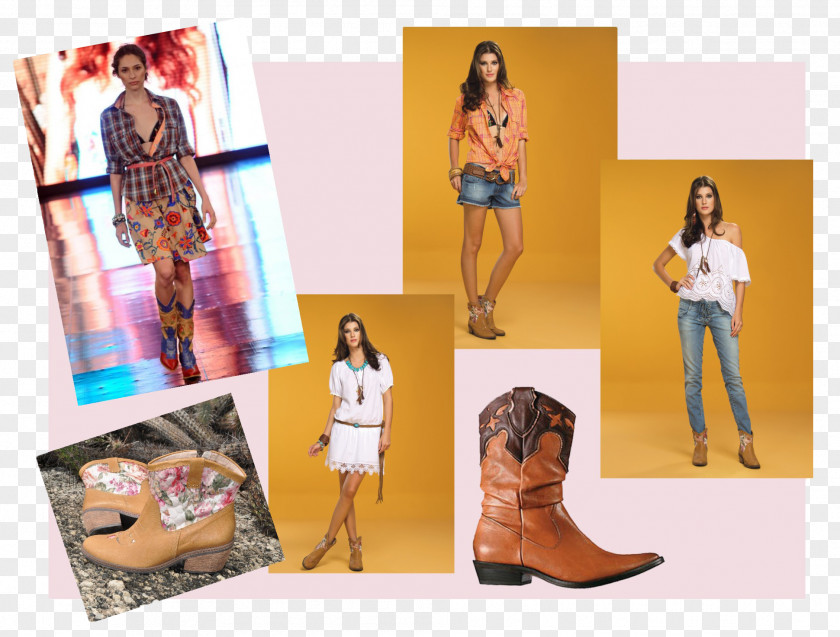 Collage Advertising Shoe PNG