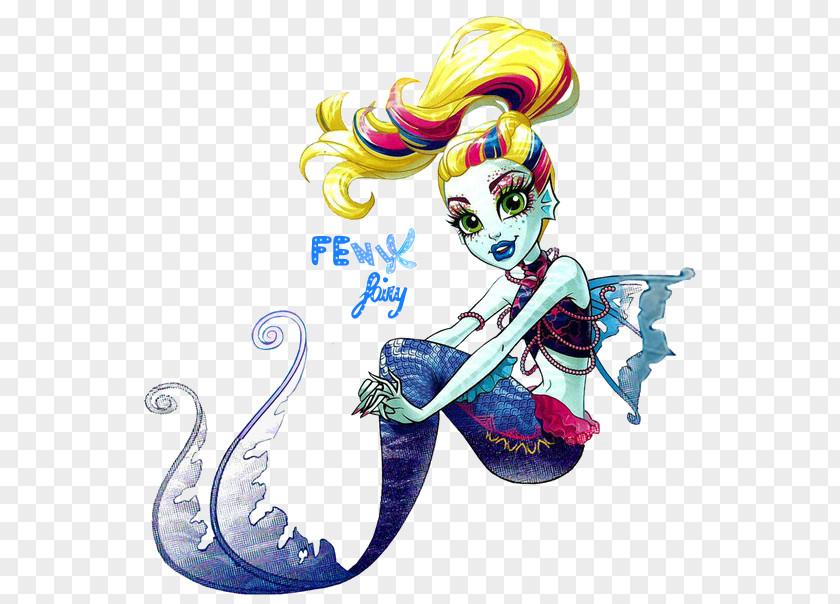 Doll Lagoona Blue Frankie Stein Monster High Clawdeen Wolf PNG