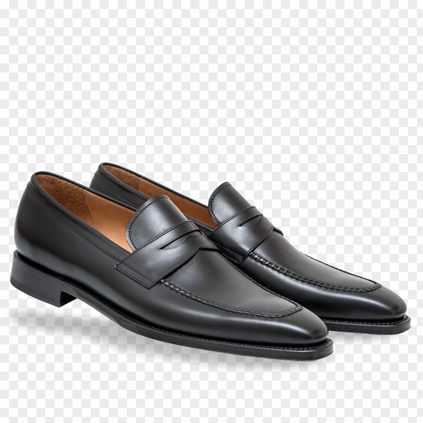 Slip-on Shoe Leather Brogue Oxford PNG