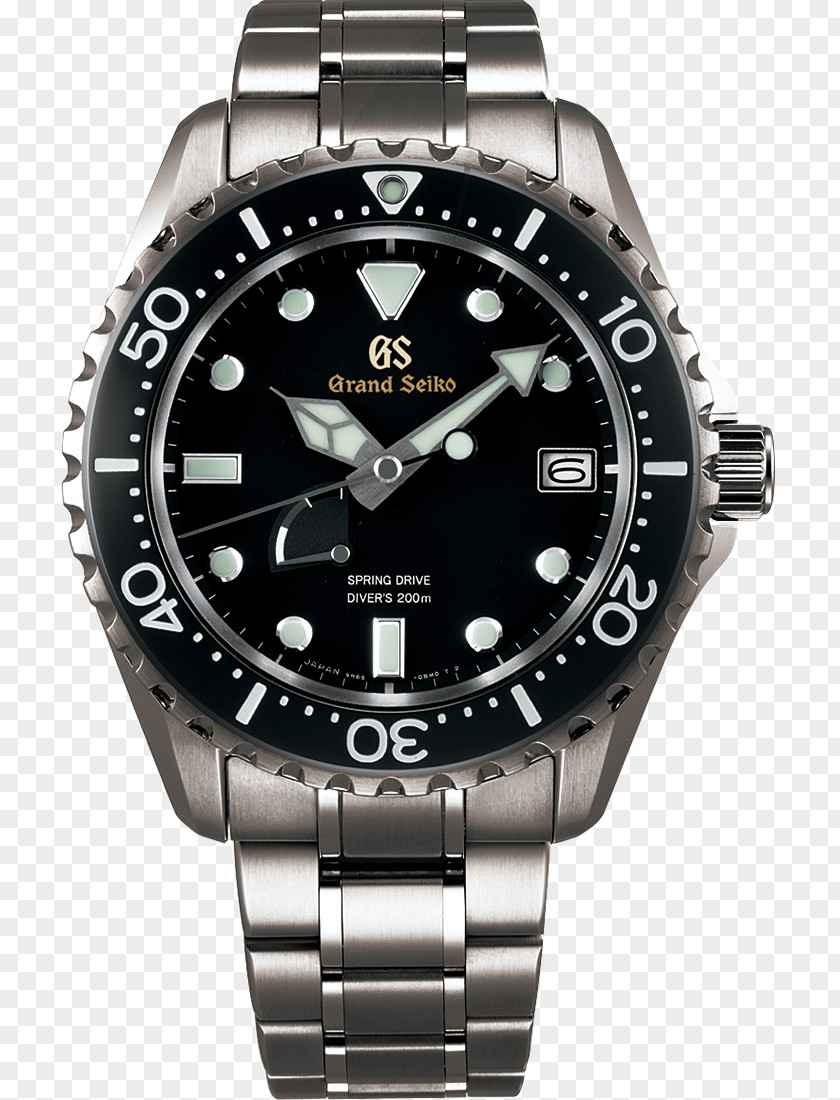 SCUBA DIVING Spring Drive Watch Grand Seiko Movement PNG