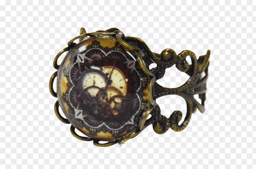 Steampunk Gear Earring Jewellery Antique PNG