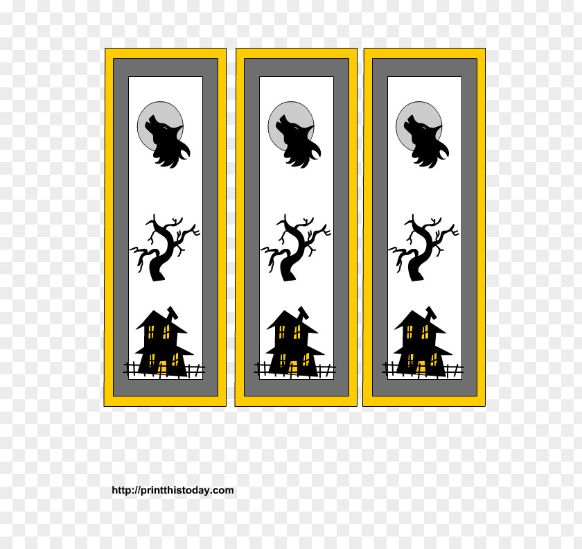 Tombstone Template Printable Bookmark Halloween Clip Art PNG